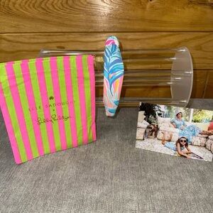 Lilly Pulitzer X Lele Sadoughi Slim Knotted Headband rainforest retreat